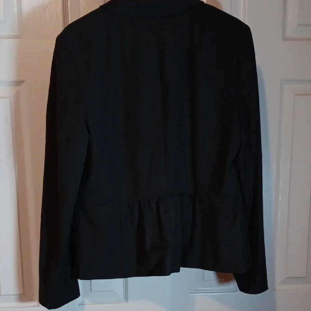 LOFT Gray Tailored Blazer with Notched Lapel - Picture 5 of 5